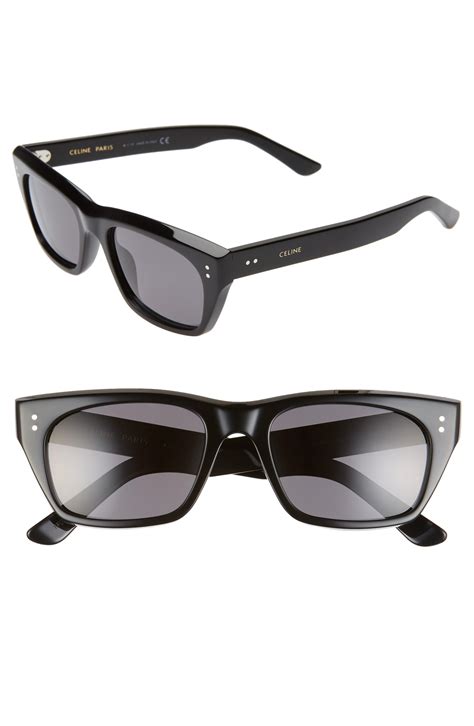 celine 53mm rectangle sunglasses